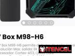 TV Box M98-H6. Se incluye: Mando a distancia y cable HDMI