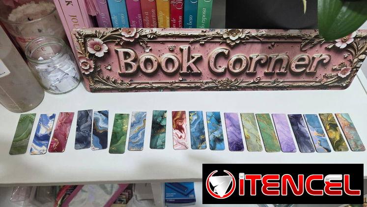 Libros, plumones, marcapaginas, portaminas