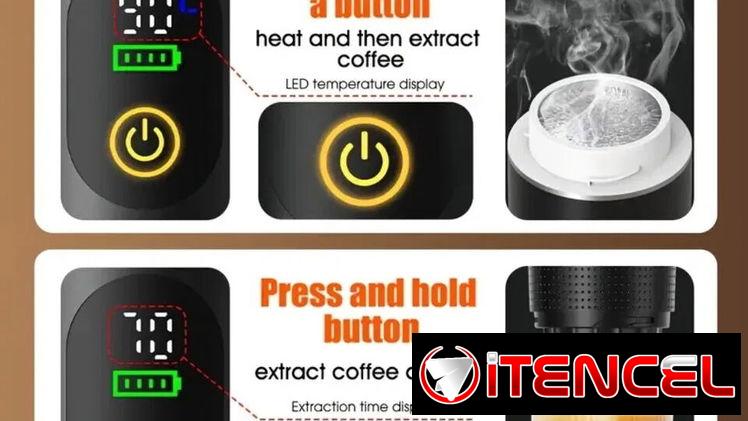 Dile adiós a no poder hacer un rico café por falta de electricidad o gas, solucion!, cafetera recargable y portatil