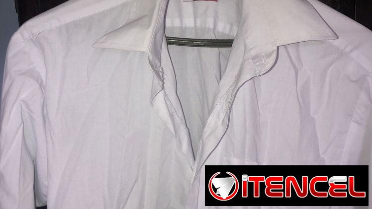 CAMISA BLANCA MANGAS LARGAS Y CORBATA