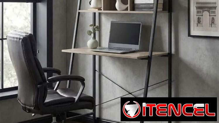 Escritorio con estantería 🩶⭐️Mensajería Incluida ⭐️