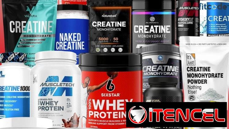 Creatina, whey, Pre-entrenos,  BCAA