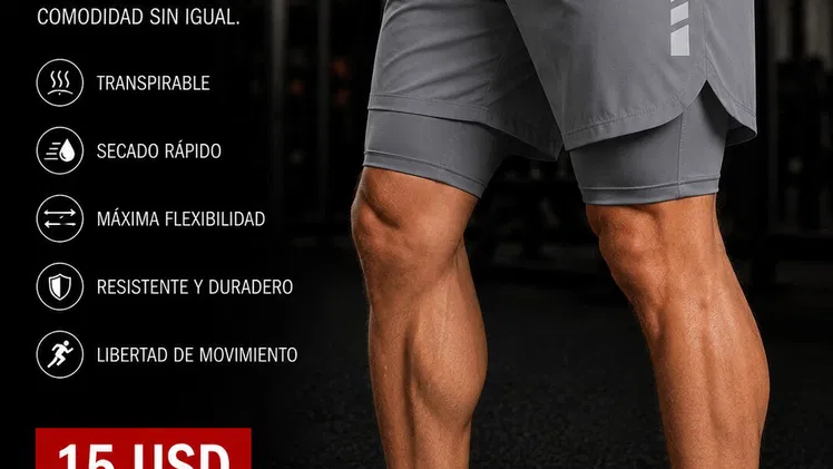 Short con licra para hombres. El mejor regalo para el día de los padres