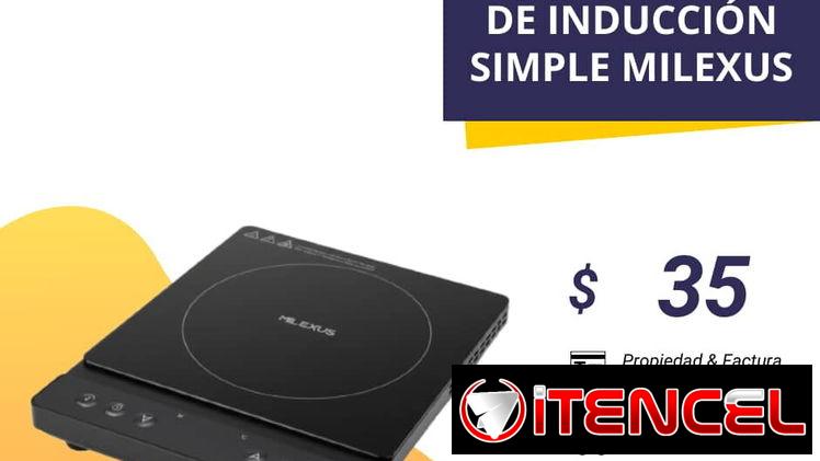 Cocina de inducción simple marca Milexus
