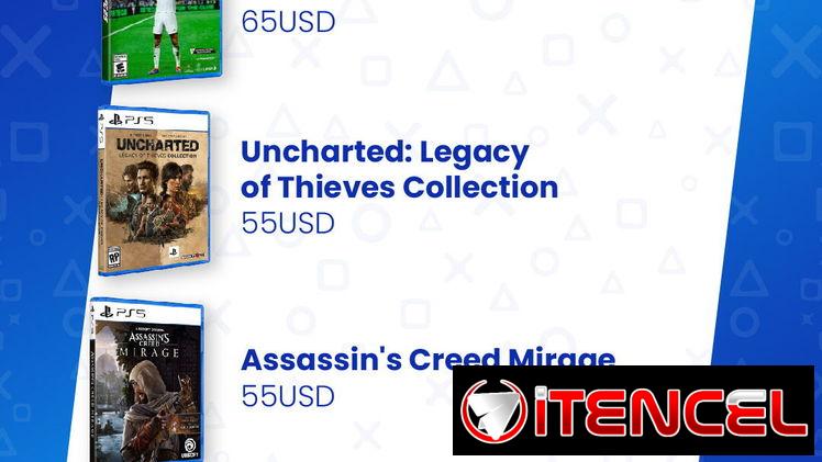INFINITY PLAY-VENTA DE DUALSENSE EDICIÓN LIMITADA Y JUEGOS DE PS5