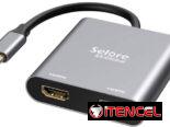 Adaptador USB-C a Dual HDMI Selore&S-Global (4K@60Hz)