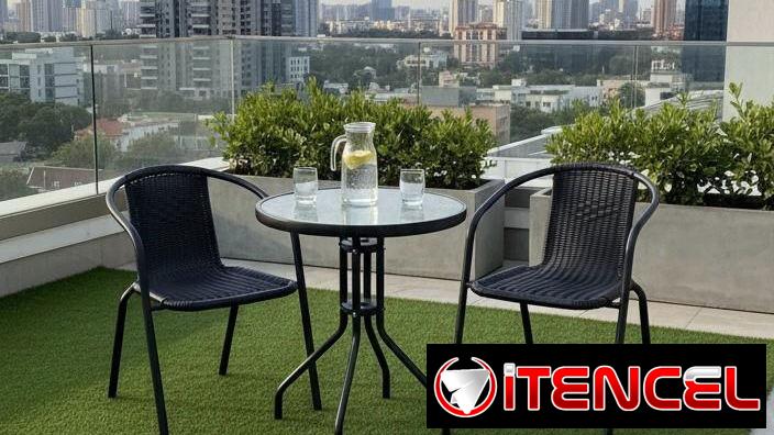 juegos de terraza con mesita cristal