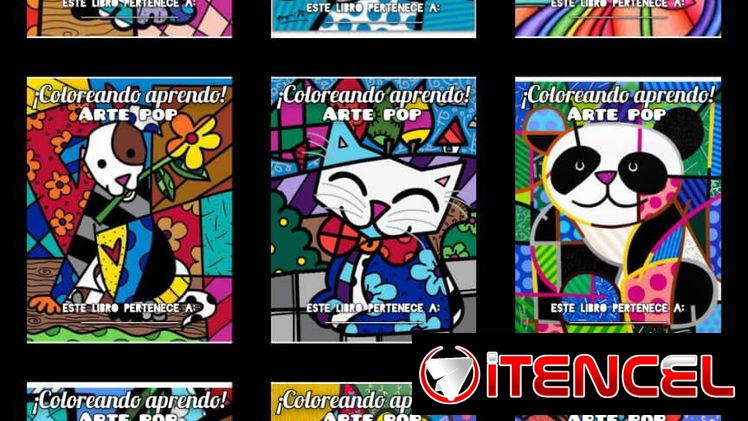 Arte pop para colorear, libros de entretenimiento para todas las edades