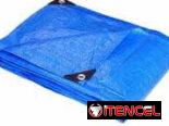 Lona de 6′ x 8′ plástica multiuso color azul DURA+