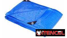 Lona de 6′ x 8′ plástica multiuso color azul DURA+