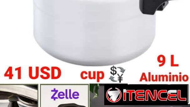 🍲 Olla de Presión Milexus – 9 Litros + Válvula Segura – 41 USD