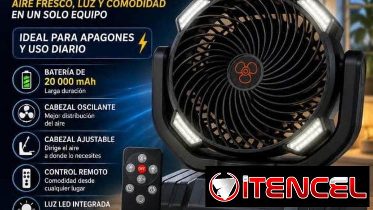 Ventilador Recargable F6 F8