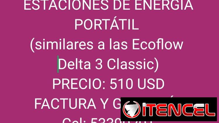 Estacion de energia portatil (similar a la ecoflow delta 3 classic)