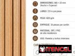 Lambrin, paneles decorativos, planchas wpc
