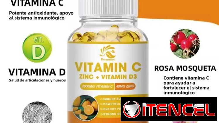 Vitamina C 2000mg, Zinc 40 Mg, D3 (5000IU)