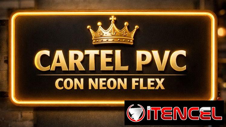 Cartel PVC luminoso