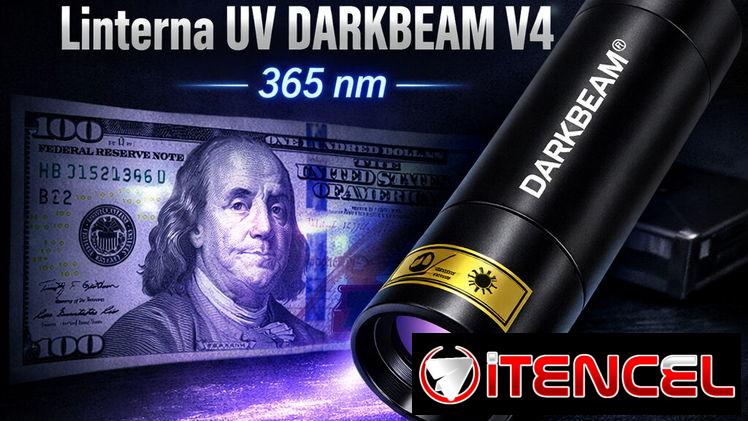 – Linterna ultravioleta profesional para detectar billetes falsos y otros usos.