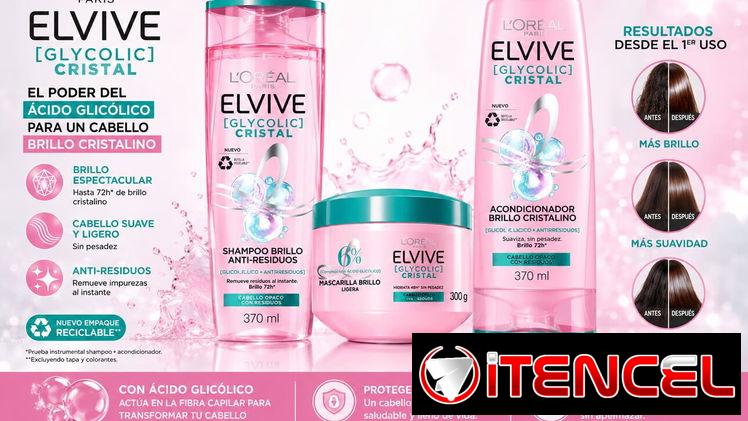 KIT LOREAL ELVIVE GLYCOLIC CRISTAL