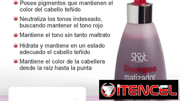 Shampo Matizador platino negro rojo cobrizo