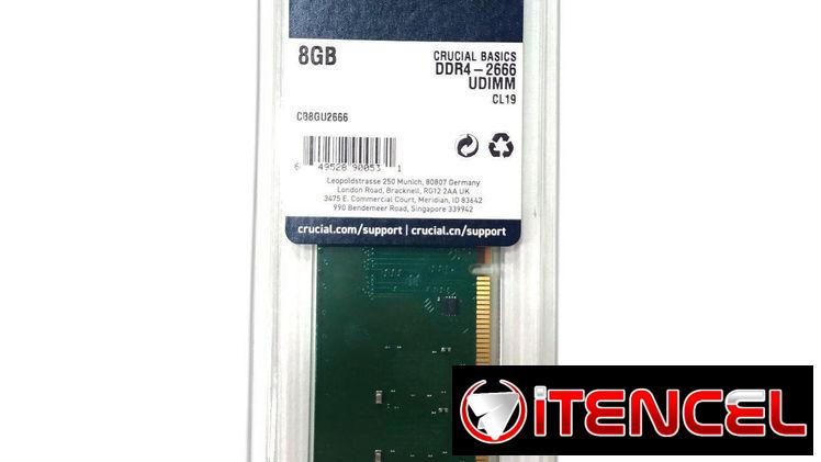 🔥35USD ¡EN VENTA! Memoria RAM Crucial DDR4 8GB – 2666 MHz
