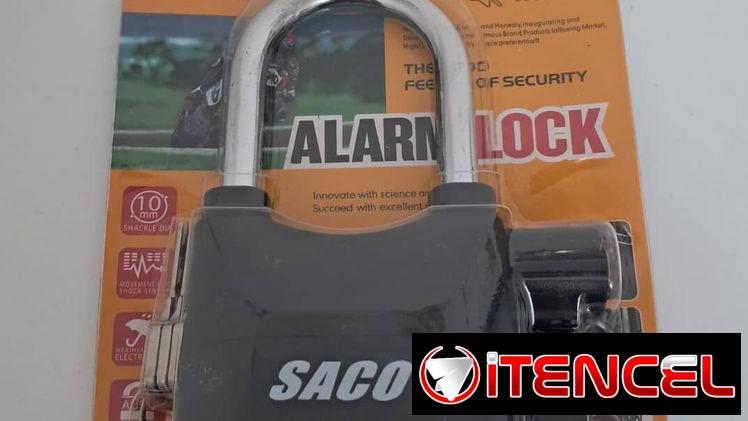 Candados con alarma.