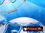 Máscara, visor en cristal anti empaño mas snorkel/snorkeling/bucear