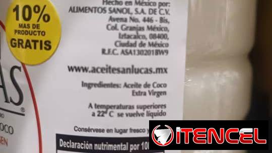 Aceite de coco extra virgen