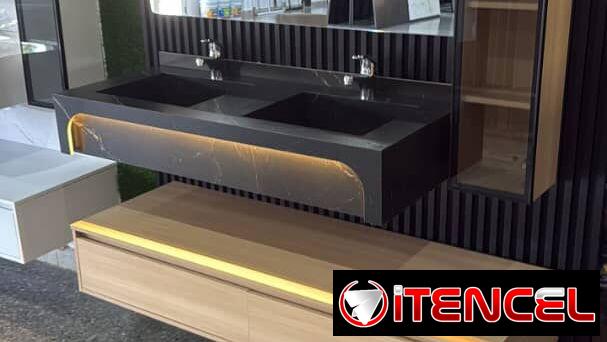Muebles para baño con espejo