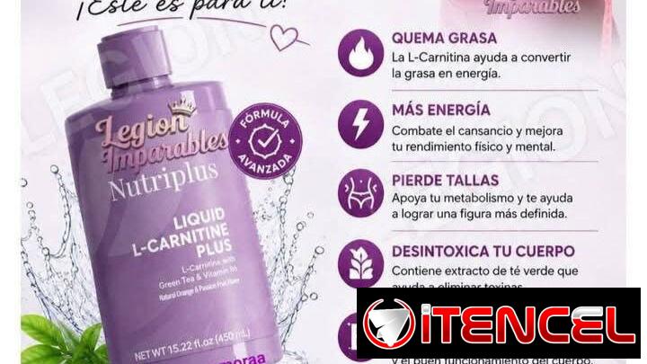 🔥L-CARNITINA🔥Té verde y Vit B6🔥Convierte la grasa en energía⚡ Recomendación 30 min antes del ejercicio💪🏻