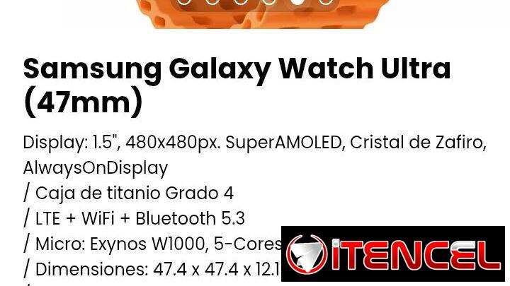 Samsung Galaxy Watch Ultra (47mm). Nuevo con garantía