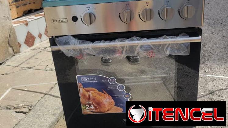 COCINA ROYAL 24 PULGADAS CON  TAPA DE CRISTAL LUZ Y MAGNETO