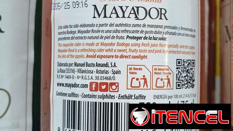 🥂 Sidra Rosé🌹 MAYADOR 🍾 ⭐4.1%Vol⭐