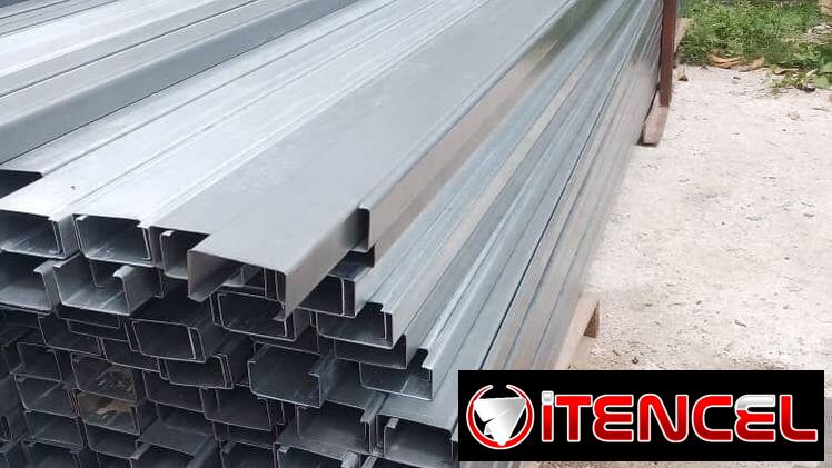 Purles, malla galvanizadas, tejas PVC y Galvanizadas