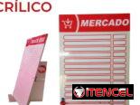 Diseño e impresión de pizarras de acrílico y PVC