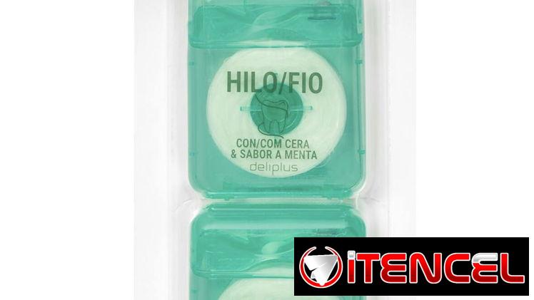 Hilo dental 120m con cera y sabor a menta (higiene bucal)