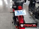 Bici moto Halcon en negra y rojas 48v 50ah 120km por carga