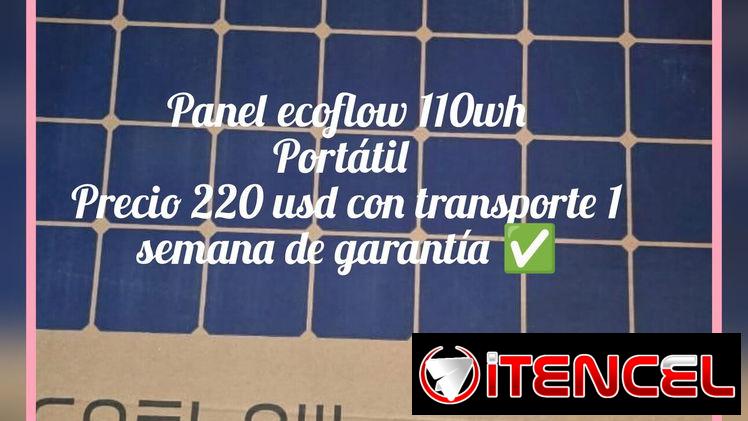 ☀️ Vendo Panel Solar Portátil EcoFlow – Nuevo, plegable, carga rápida – Ideal para estaciones de energía ☀️