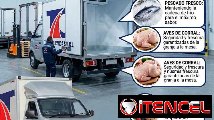 Transportación de mercancía seca y refrigerada