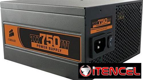 Ganga-Vendo fuente corsair tx750 en 20usd,,,hay que repararla