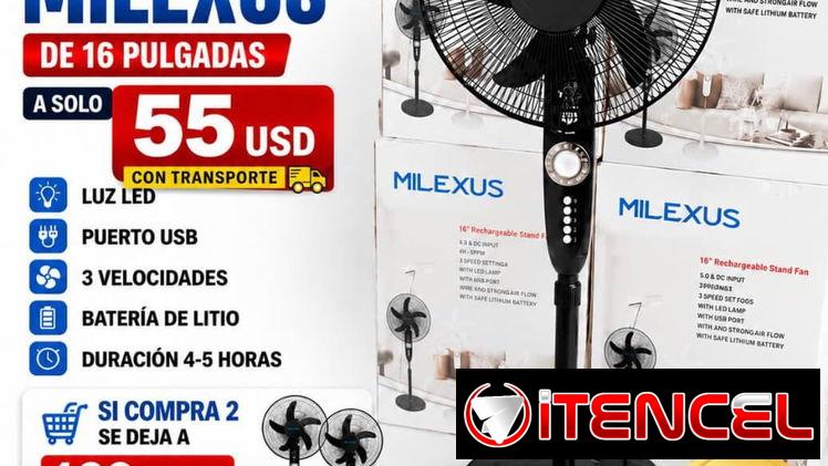 ventilador recargable