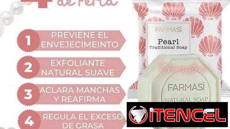 Dúo Iluminador Sérum de Lumin radiance y jabón de perlas de Farmasi