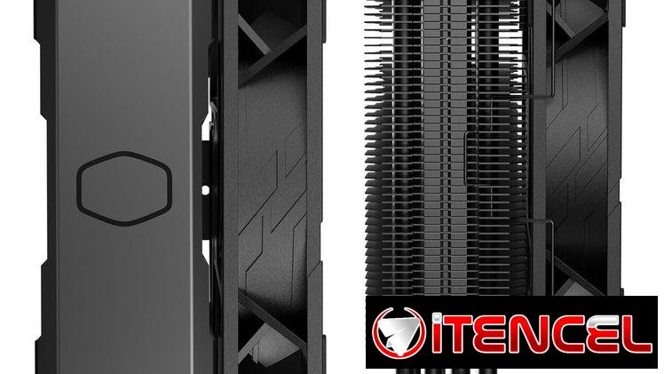 Enfriamiento por aire marca COOLER MASTER, modelo HYPER 212 Black