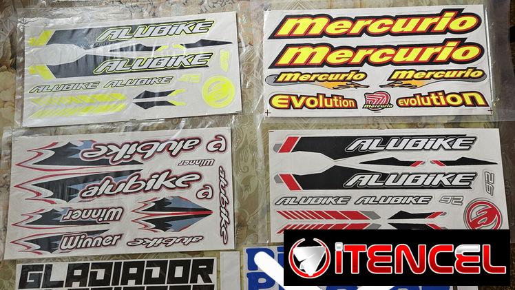 Pegatinas para bicicletas, motos y patinetas