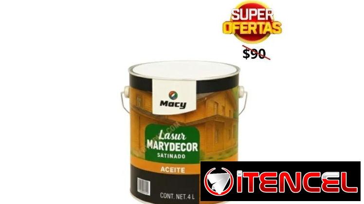 LASUR MACYDECOR SATINADO INCOLORO 4 L VPT-0213