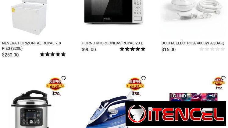 Electrodomésticos,precio en foto