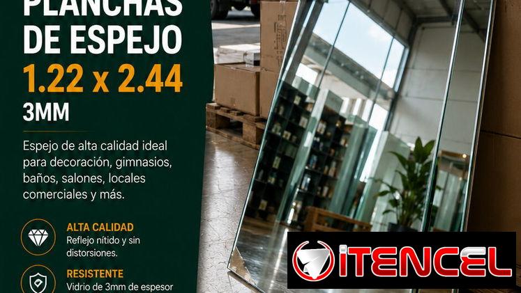 Pvc blanco 6mm 1.22×2.44, acrilico espejo
