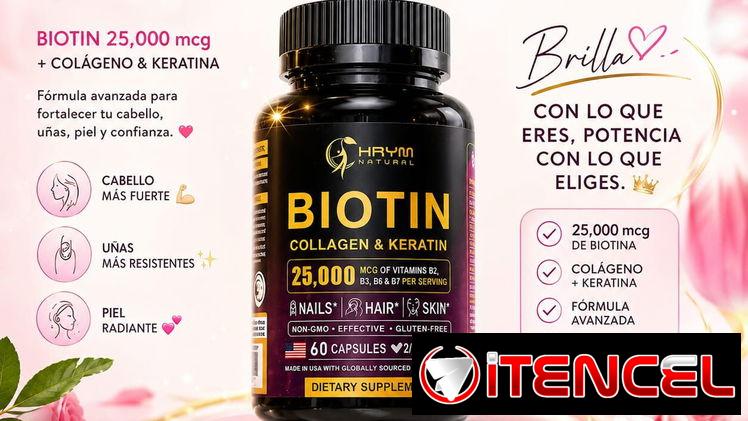 Biotina con colágeno y queratina con domicilio incluído