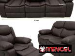 Sofá reclinable 3,2,1 inportado de lujo