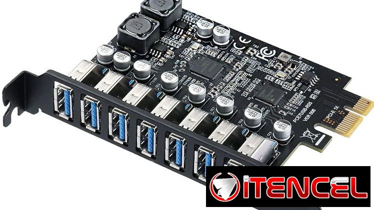 Expansión 7 Puertos USB – PCI Express