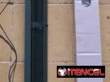 Excelente Cortinas de PVC nuevas en su caja, horizontales, color verde.
